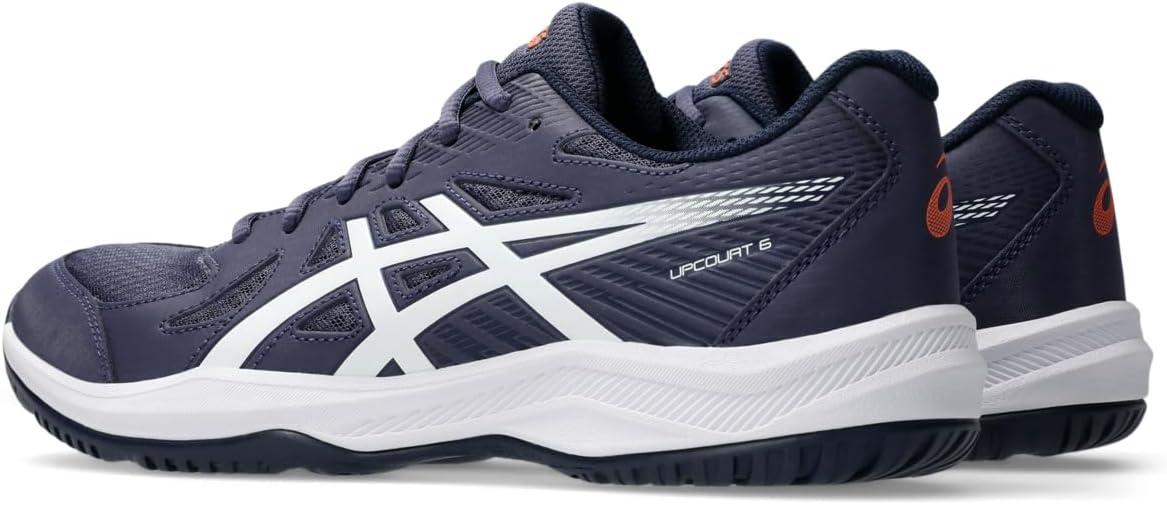image:imageASICS Mens Upcourt 6 Volleyball ShoesIndigo FogWhite