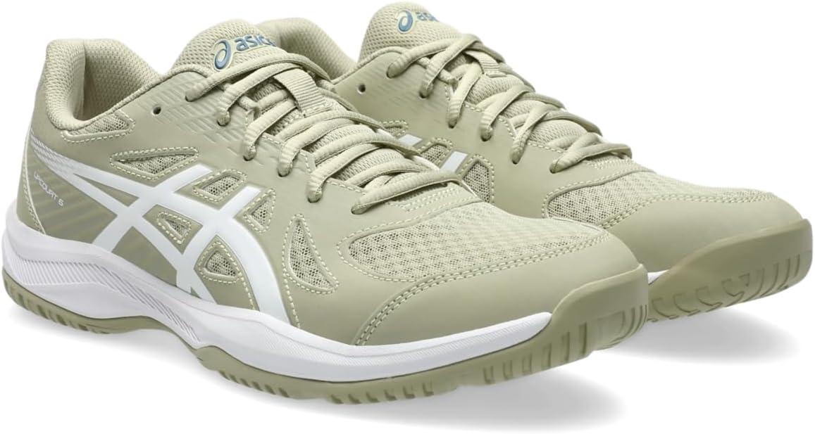 image:imageASICS Mens Upcourt 6 Volleyball ShoesKhakiWhite