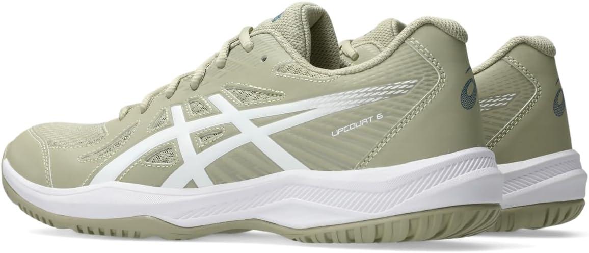 image:imageASICS Mens Upcourt 6 Volleyball ShoesKhakiWhite