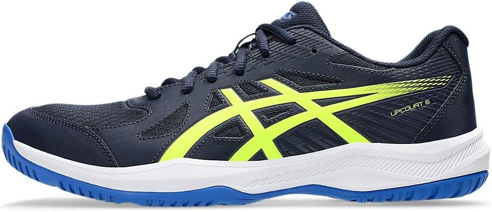 image:imageASICS Mens Upcourt 6 Volleyball ShoesMidnightSafety Yellow