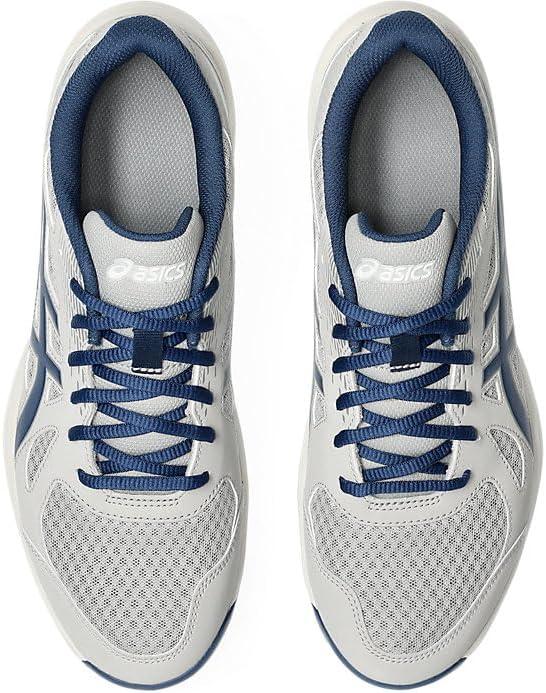 image:imageASICS Mens Upcourt 6 Volleyball ShoesOyster GreyMidnight Blue