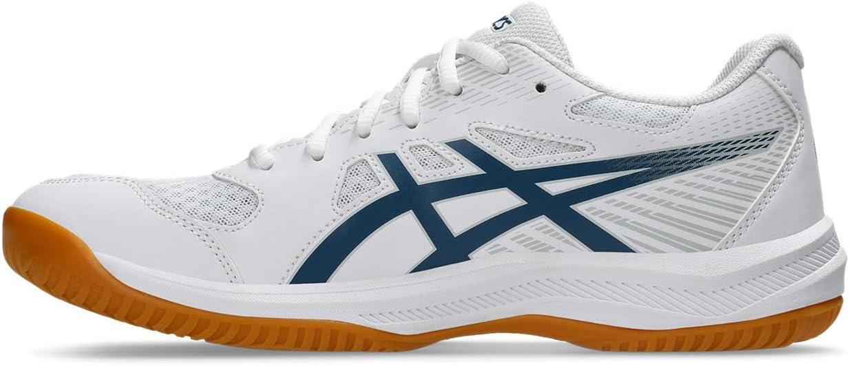 image:imageASICS Mens Upcourt 6 Volleyball ShoesWhite Vintage Indigo