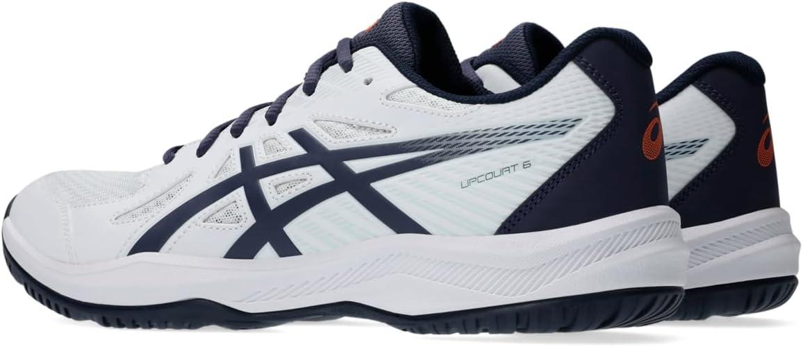 image:imageASICS Mens Upcourt 6 Volleyball ShoesWhiteIndigo Fog