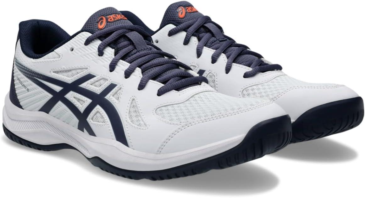 image:imageASICS Mens Upcourt 6 Volleyball ShoesWhiteIndigo Fog