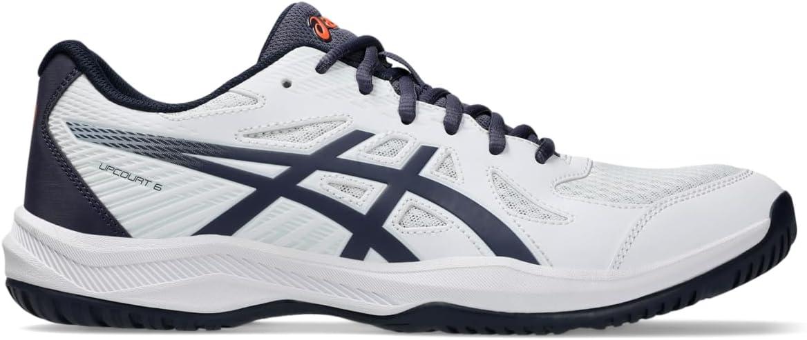 image:imageASICS Mens Upcourt 6 Volleyball ShoesWhiteIndigo Fog