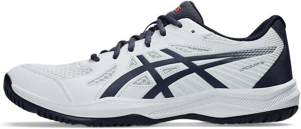 image:imageASICS Mens Upcourt 6 Volleyball ShoesWhiteIndigo Fog