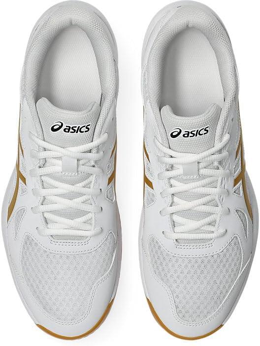 image:imageASICS Mens Upcourt 6 Volleyball ShoesWhitePure Gold
