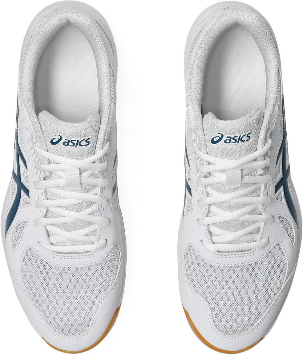 image:imageASICS Mens Upcourt 6 Volleyball ShoesWhiteVintage Indigo