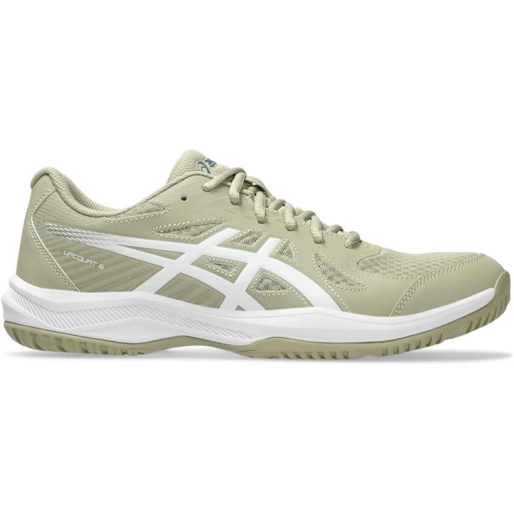 image:imageASICS Mens Upcourt 6 Volleyball ShoesKhakiWhite