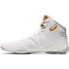 ASICS Men’s Split Elite Wrestling Shoes(White/Pure Gold)