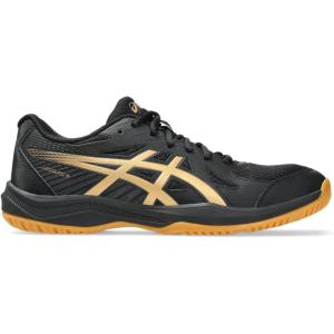 ASICS Men’s Upcourt 6 Volleyball Shoes(Black/Pure Gold)