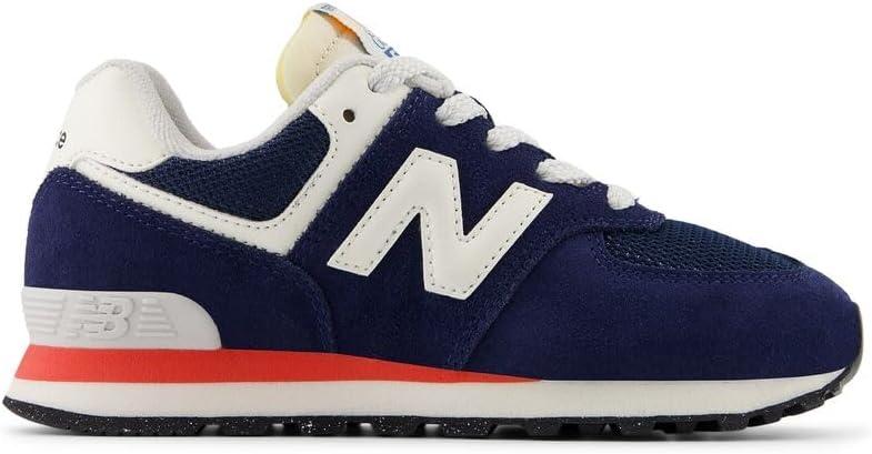 image:imageNew Balance UnisexChild 574 V1 Laceup SneakerNb NavyBlast Red