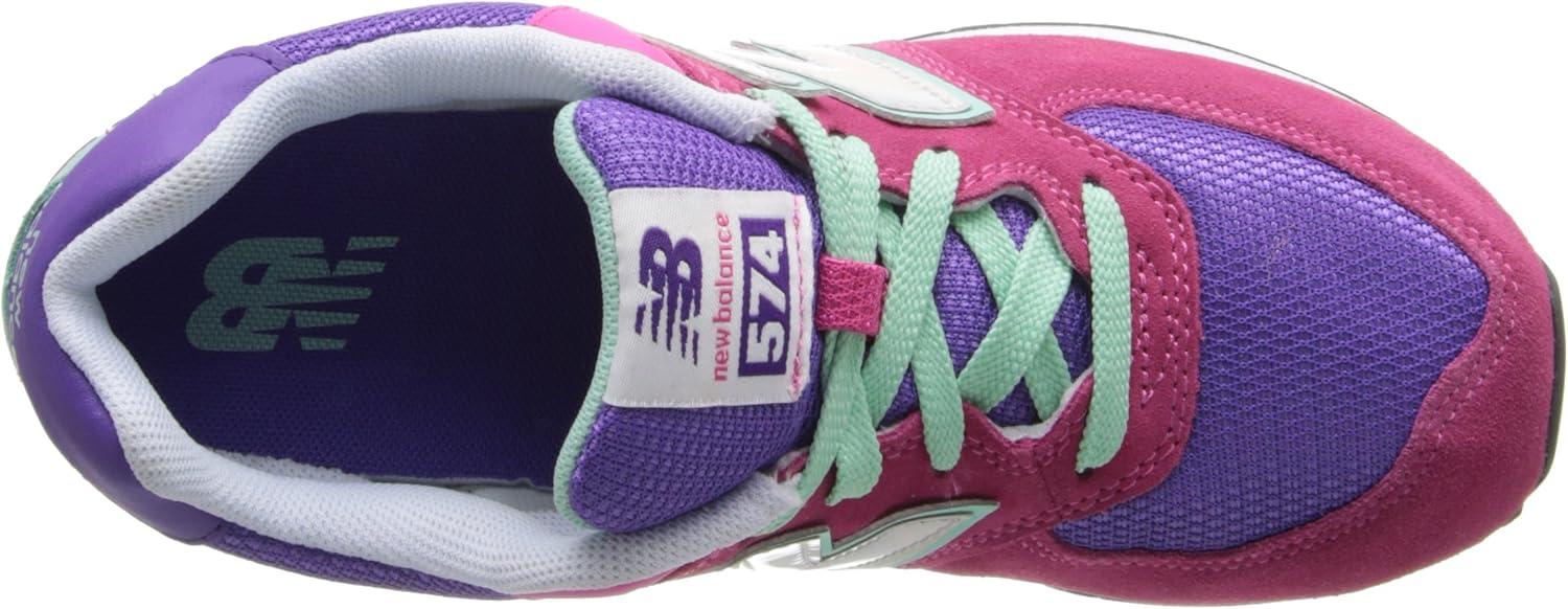 image:imageNew Balance UnisexChild 574 V1 Laceup SneakerPinkPurple