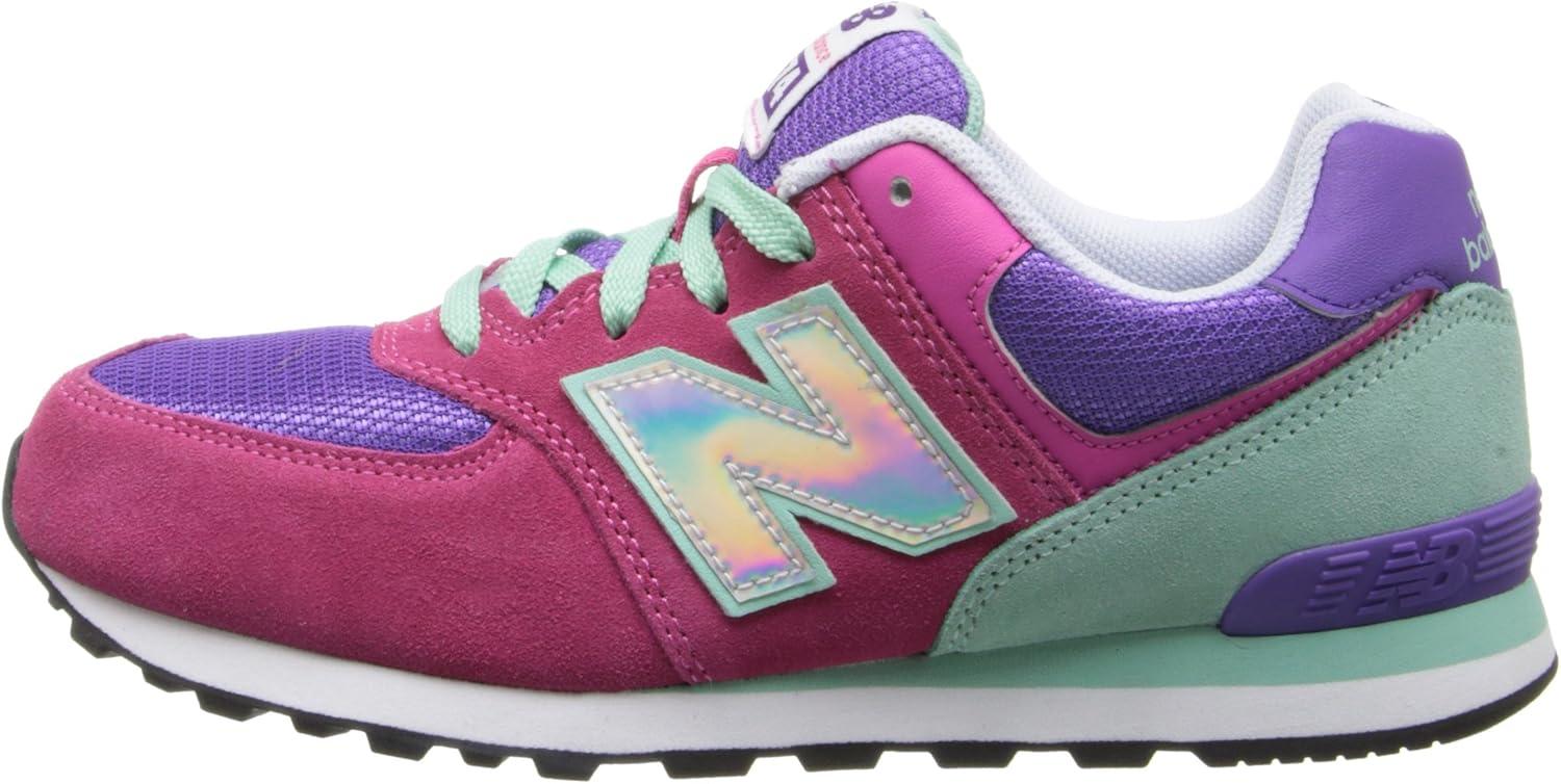 image:imageNew Balance UnisexChild 574 V1 Laceup SneakerPinkPurple