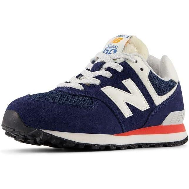 image:imageNew Balance UnisexChild 574 V1 Laceup SneakerNb NavyBlast Red