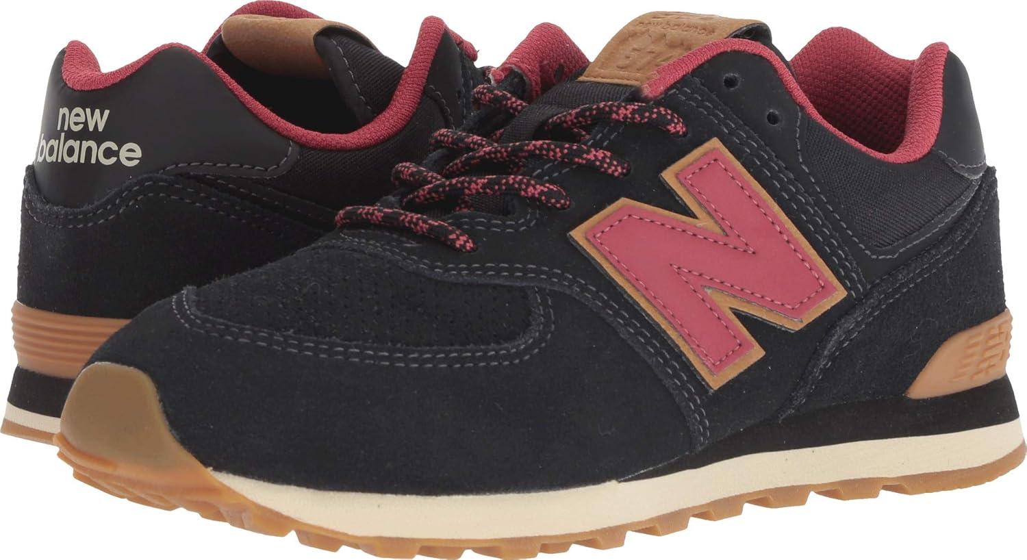 image:imageNew Balance 574 G Kids Youth SneakerBlackEarth Red
