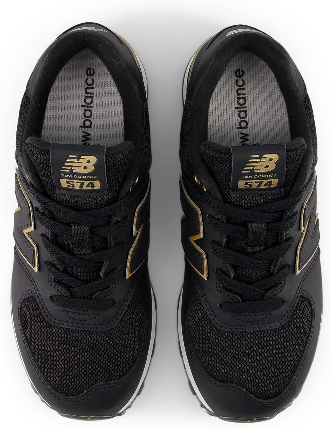 image:imageNew Balance 574 G Kids Youth SneakerBlackGold