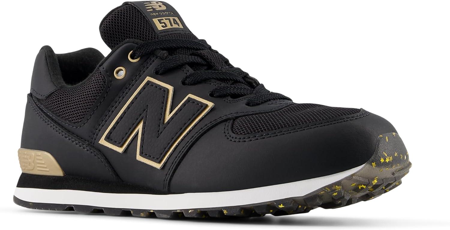 image:imageNew Balance 574 G Kids Youth SneakerBlackGold
