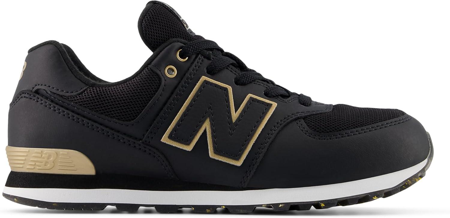 image:imageNew Balance 574 G Kids Youth SneakerBlackGold