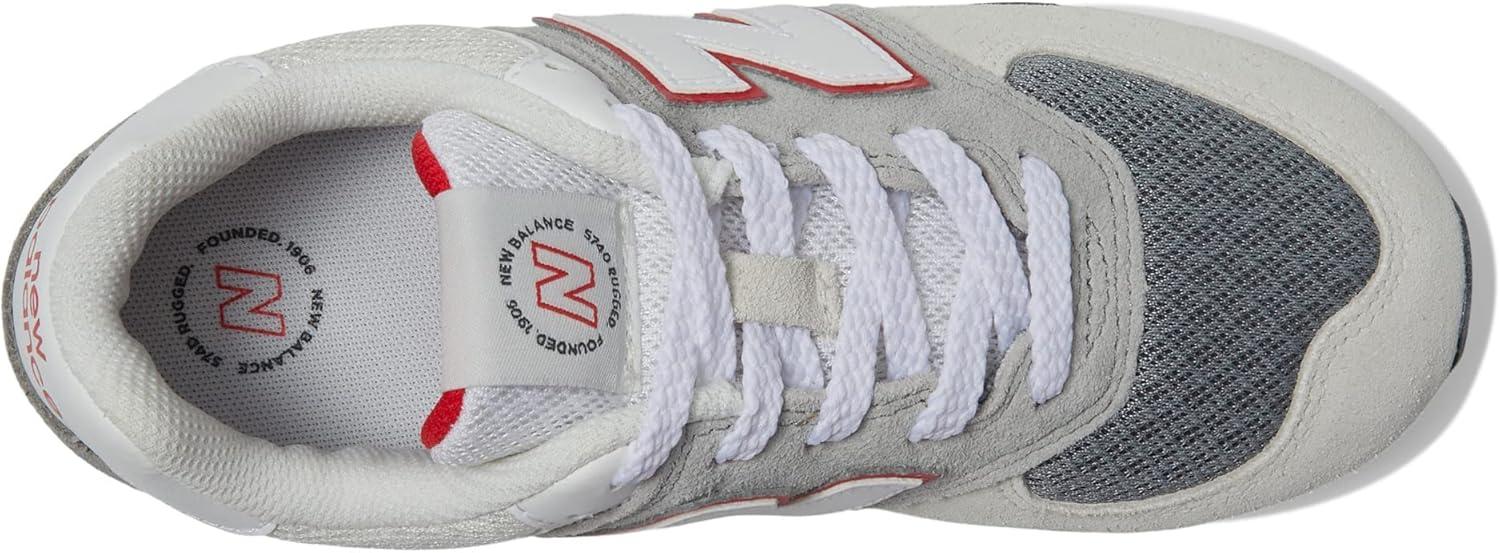 image:imageNew Balance 574 G Kids Youth SneakerDark GreyRedGrey
