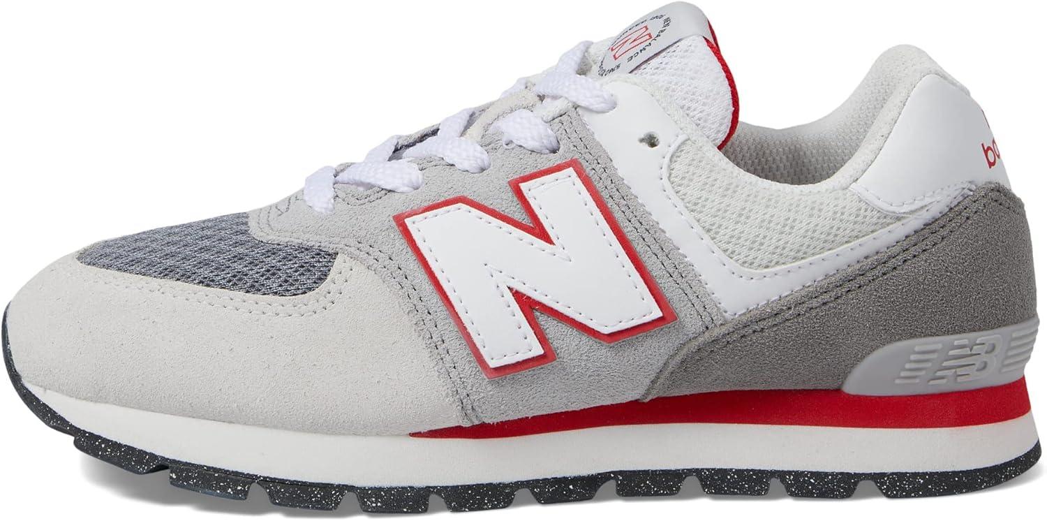 image:imageNew Balance 574 G Kids Youth SneakerDark GreyRedGrey