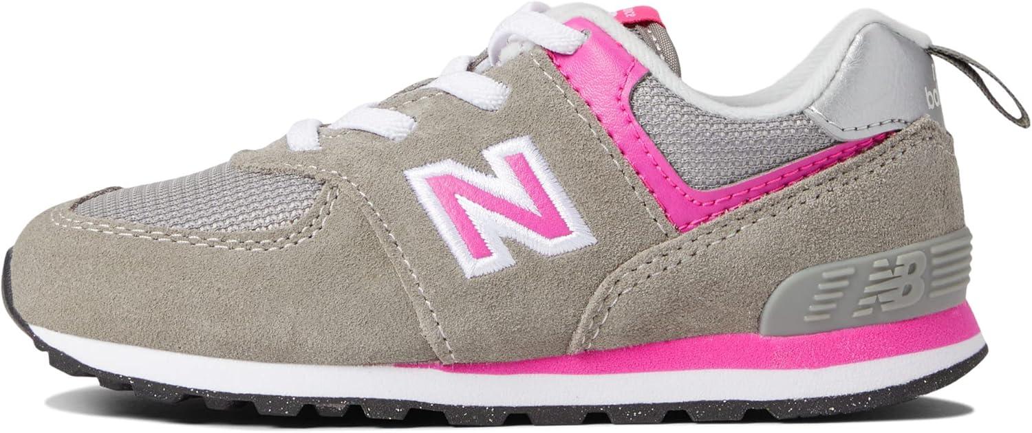 image:imageNew Balance 574 G Kids Youth SneakerGreyPink