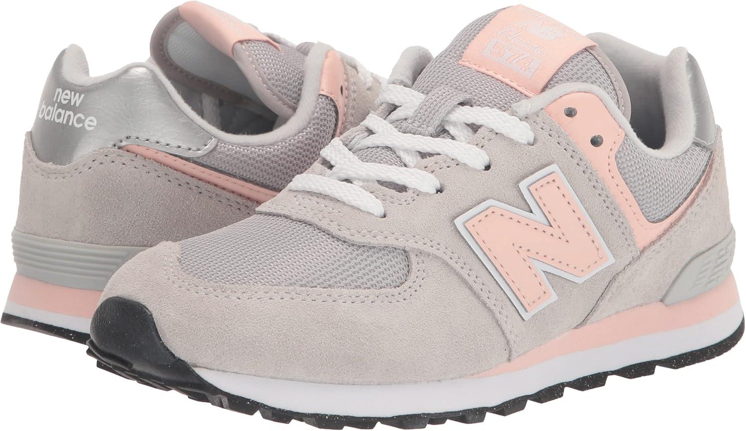 image:imageNew Balance 574 G Kids Youth SneakerRain CloudPink Haze