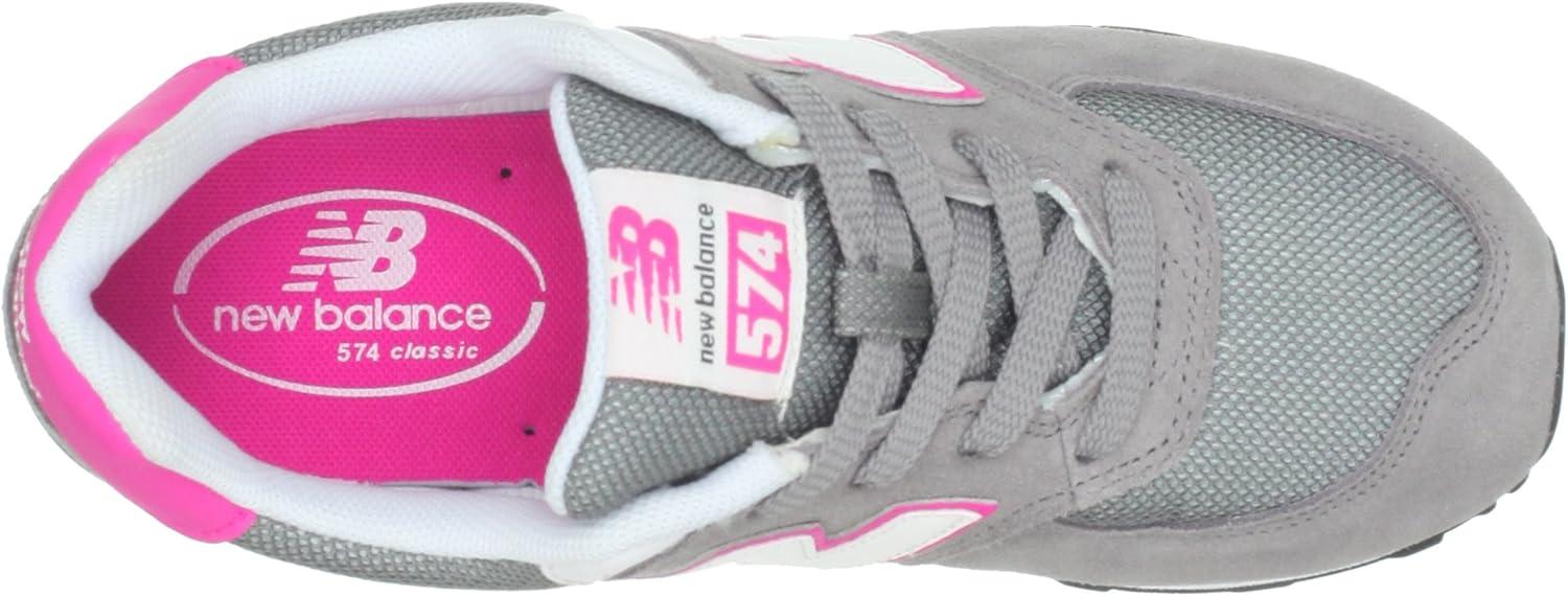 image:imageNew Balance 574 G Kids Youth SneakerSilverPink