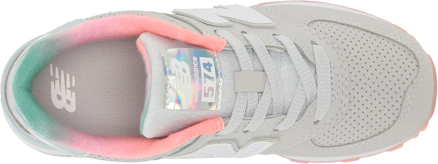 image:imageNew Balance 574 G Kids Youth SneakerSummer FogLemon HazeUv Glo