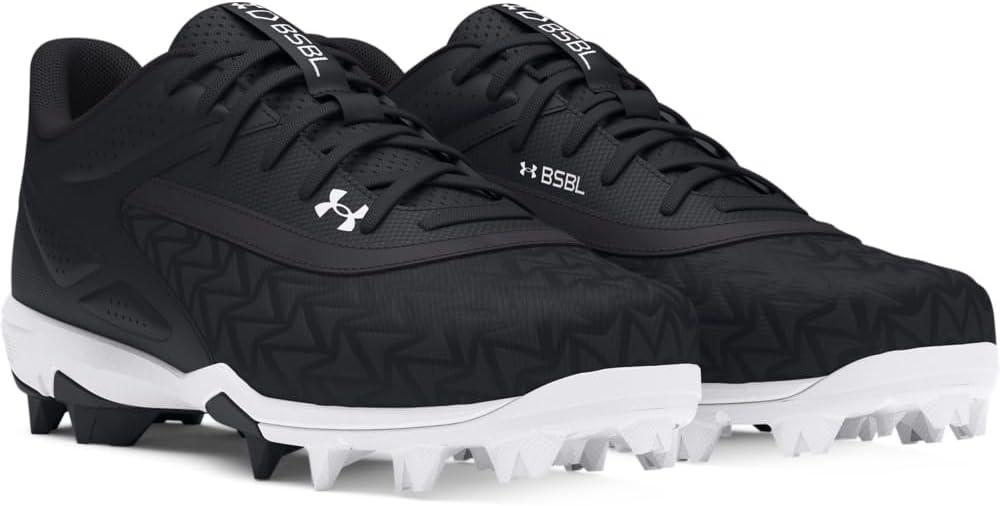 image:imageUnder Armour Mens Leadoff Low Rm 30 Baseball Cleat Sneaker001 BlackBlackWhite