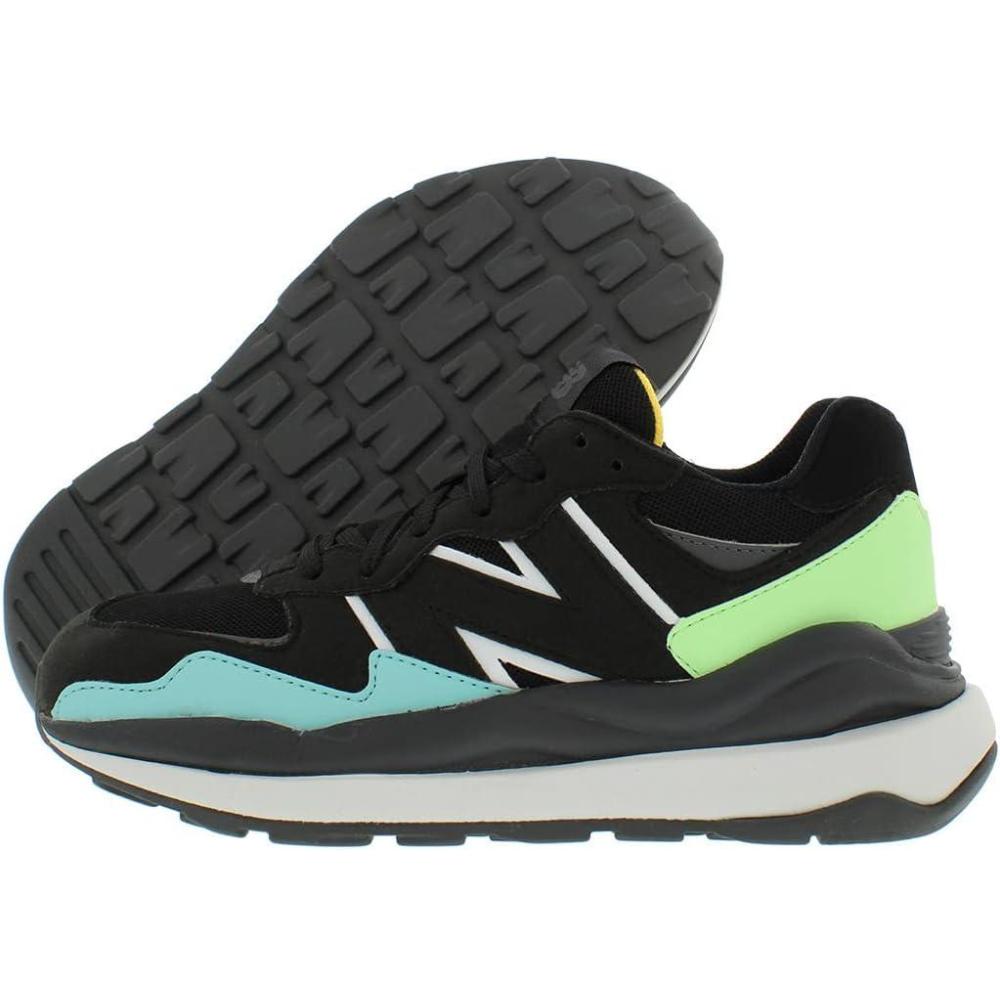 image:imageNew Balance 574 G Kids Youth SneakerBlackVibrant Spring Glowblack