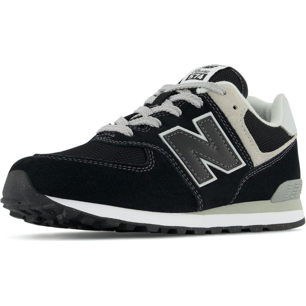 image:imageNew Balance 574 G Kids Youth SneakerBlackWhite