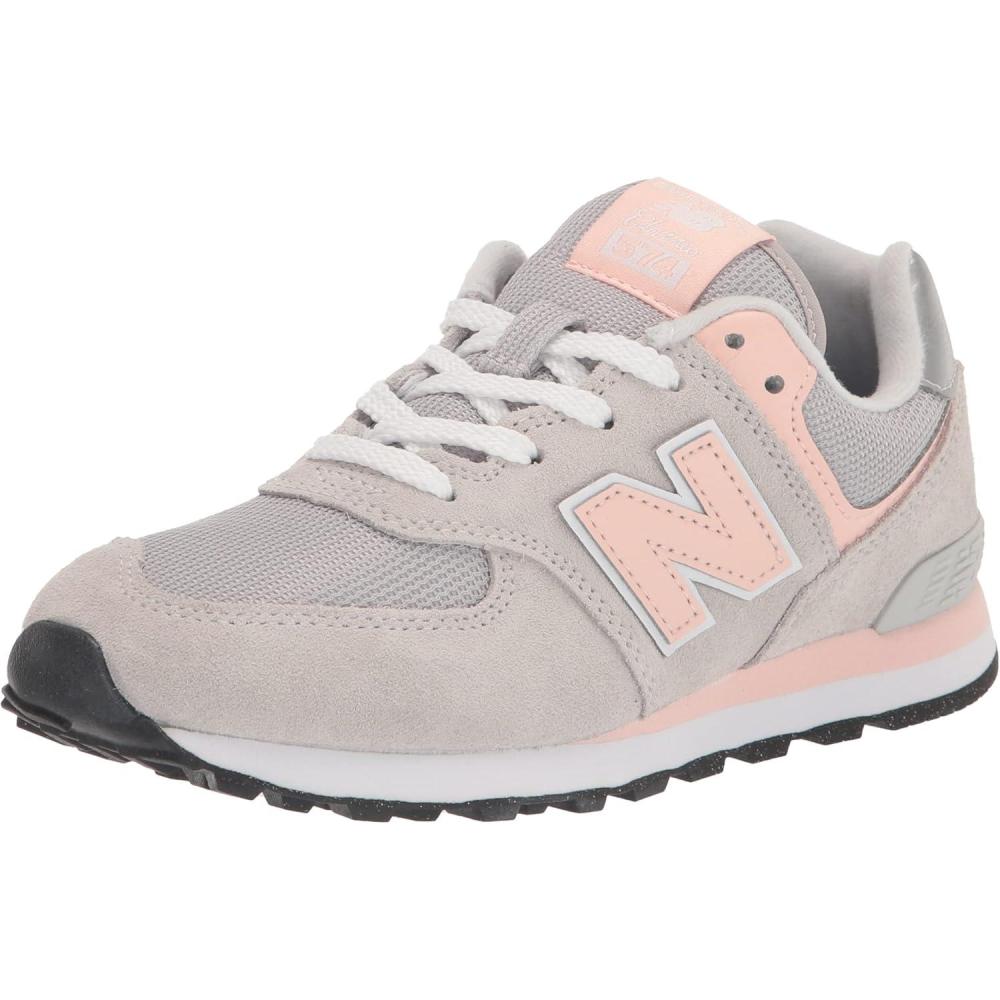 image:imageNew Balance 574 G Kids Youth SneakerRain CloudPink Haze
