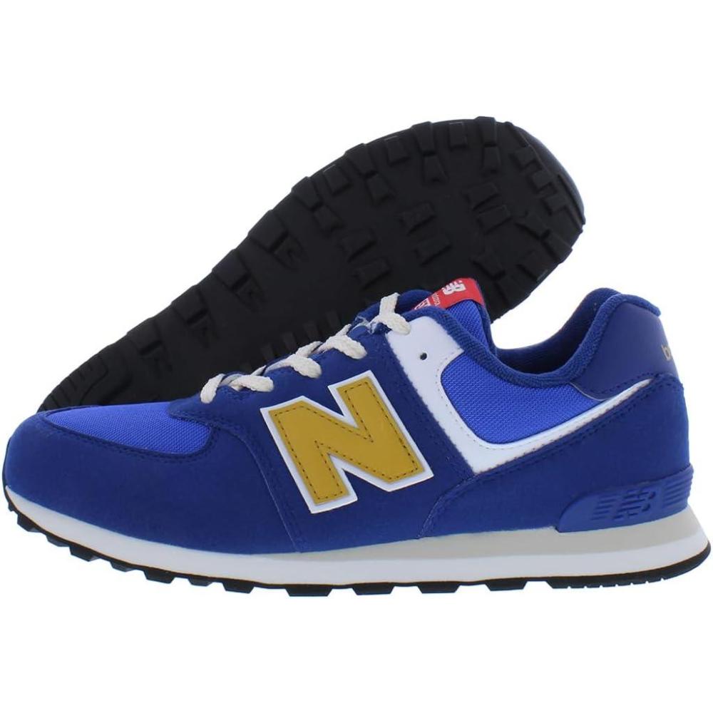 image:imageNew Balance 574 G Kids Youth SneakerRoyal BlueYellowBlue
