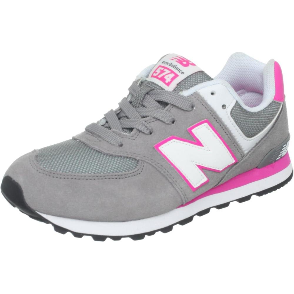 image:imageNew Balance 574 G Kids Youth SneakerSilverPink