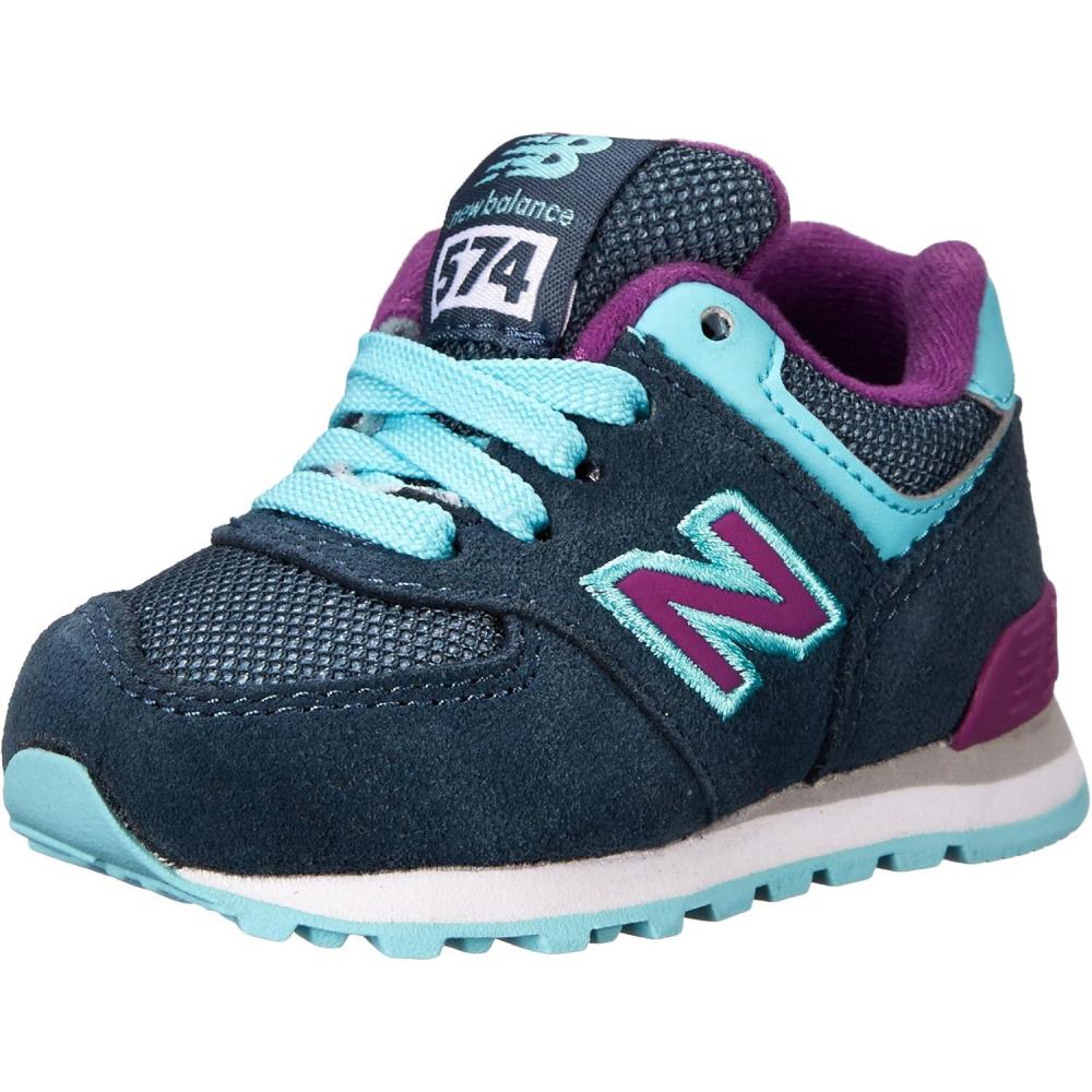 image:imageNew Balance 574 G Kids Youth SneakerStone BlueAfrican Violet