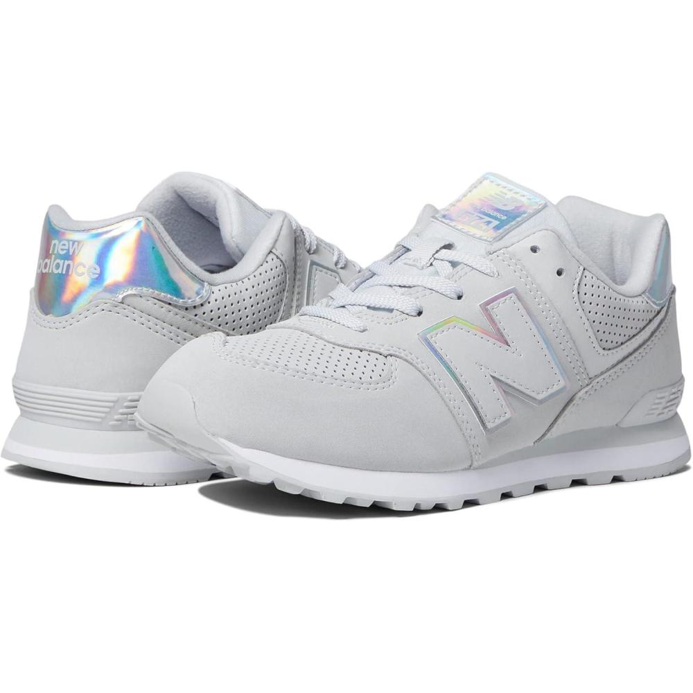 image:imageNew Balance 574 G Kids Youth SneakerSummer Fog With White
