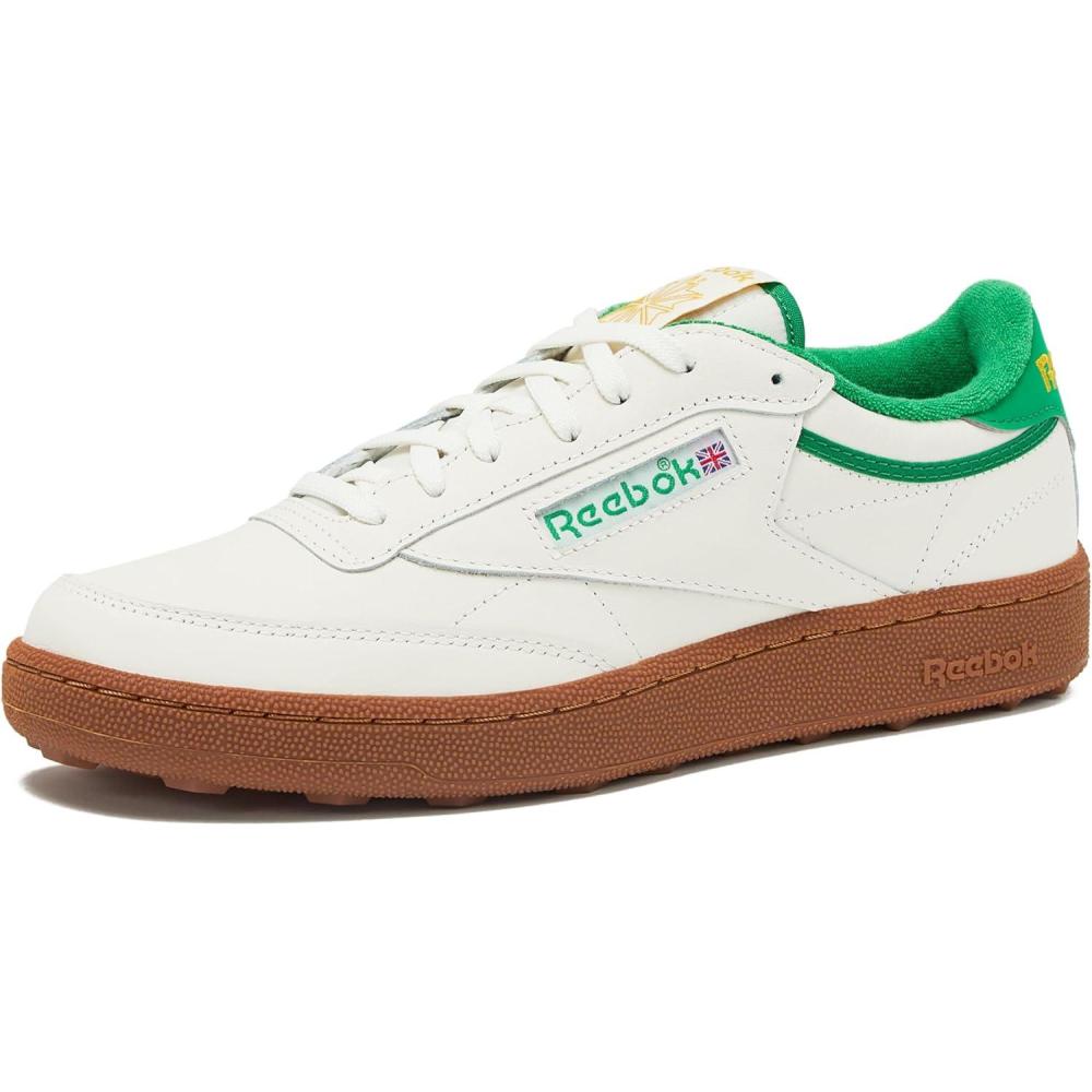 image:imageReebok Club C Golf Spikeless Mens Golf ShoesChalkClassic Green