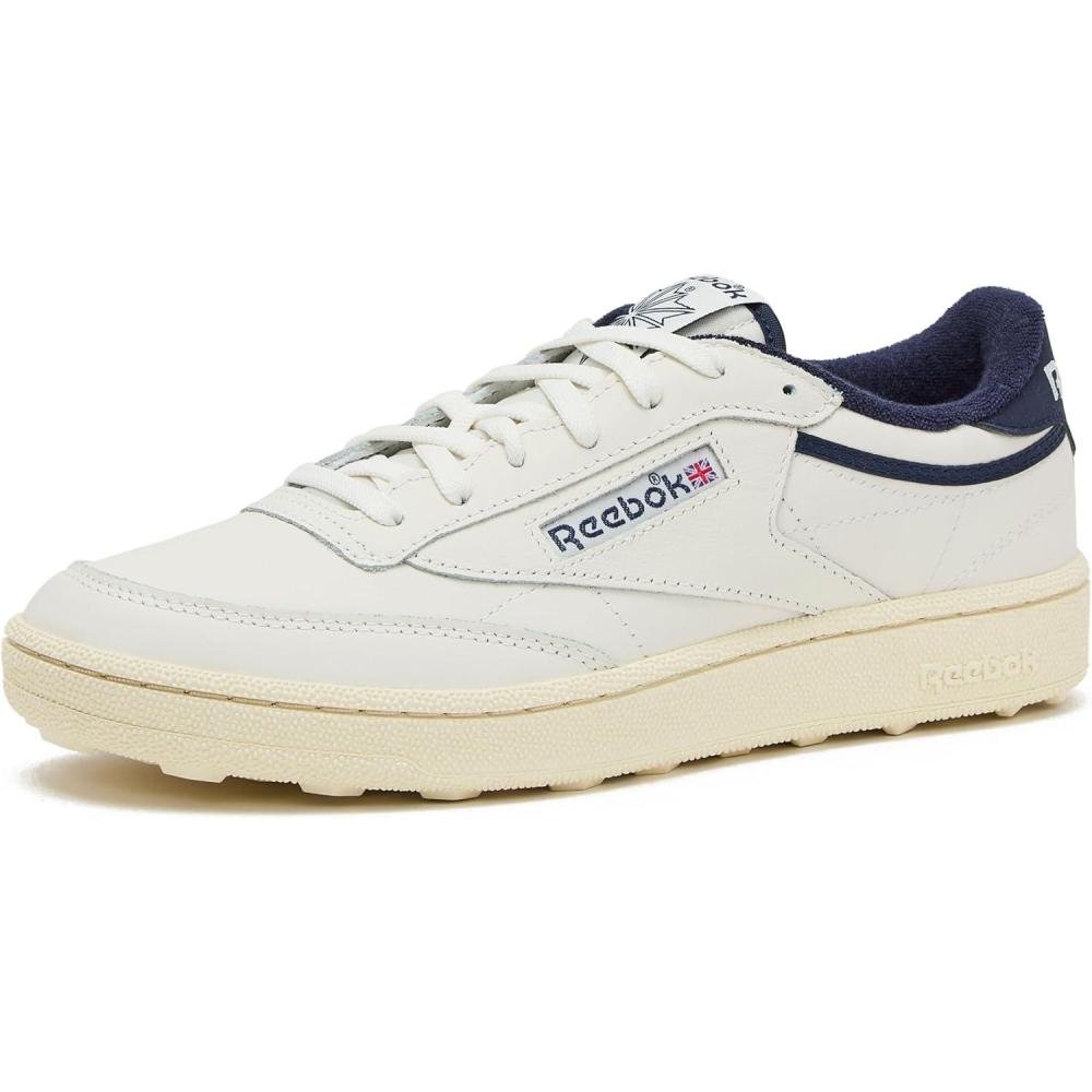 image:imageReebok Club C Golf Spikeless Mens Golf ShoesChalkVintage ChalkVector Navy