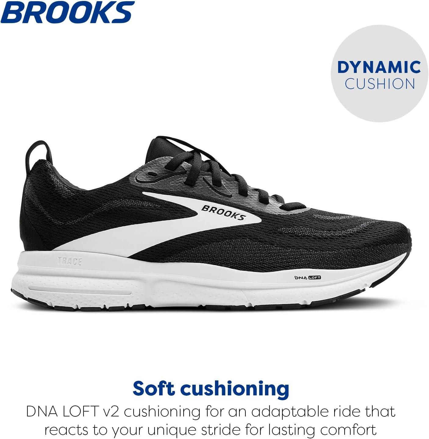 image:imageBrooks Mens Trace 4 Neutral Running ShoeBlackGreyWhite