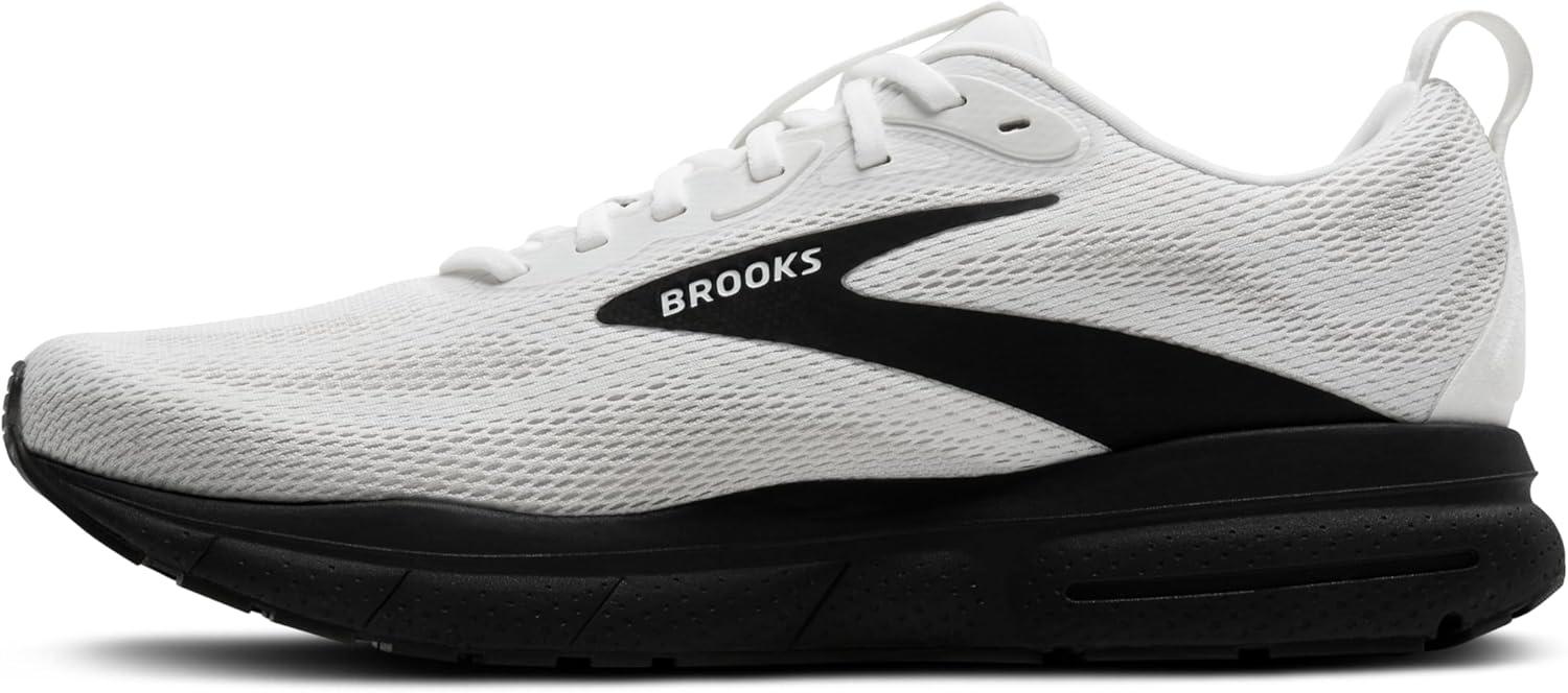 image:imageBrooks Mens Trace 4 Neutral Running ShoeBright WhiteOysterBlack