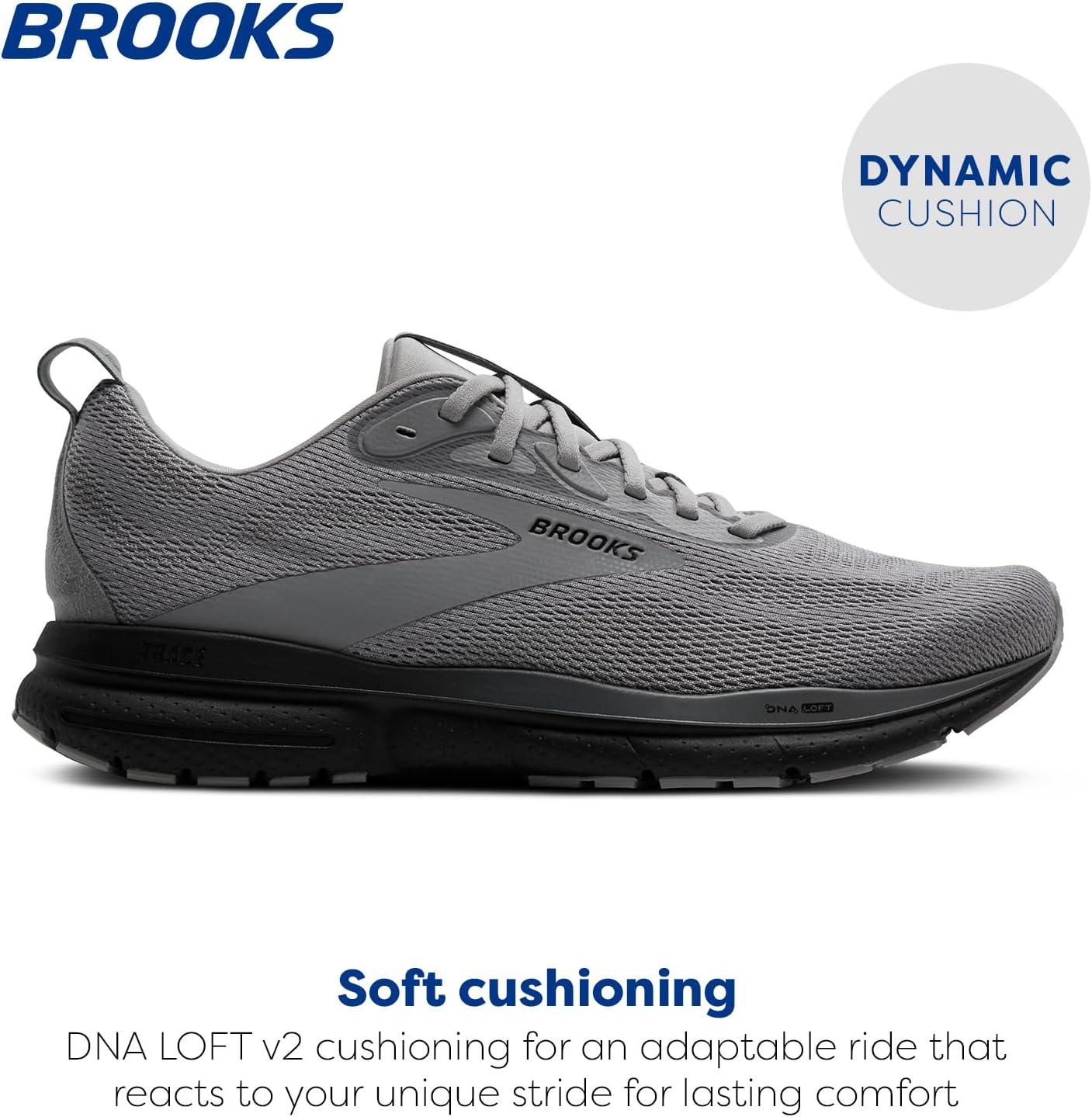 image:imageBrooks Mens Trace 4 Neutral Running ShoeGreyBlackEbony