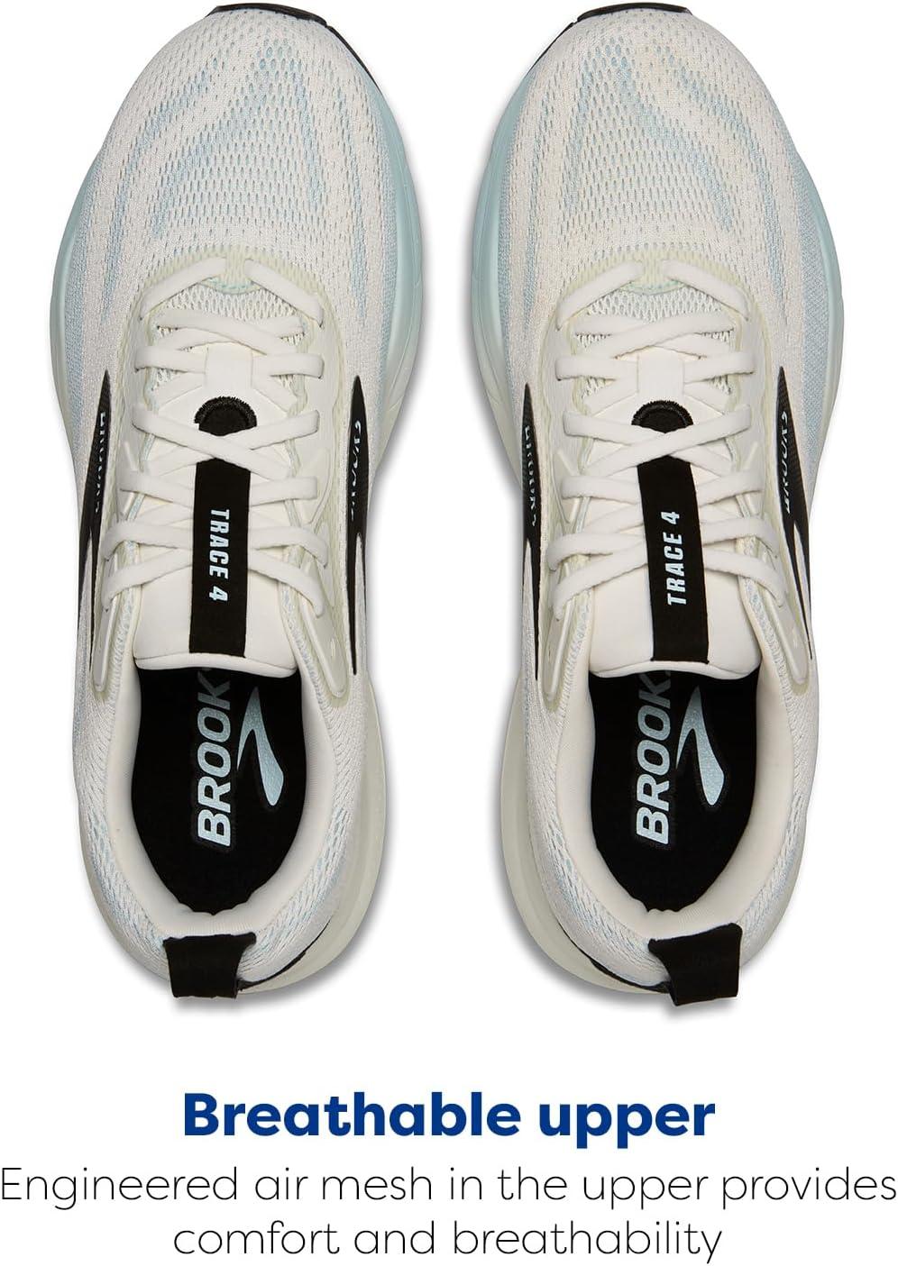 image:imageBrooks Mens Trace 4 Neutral Running ShoeGreyWinterskyBlack