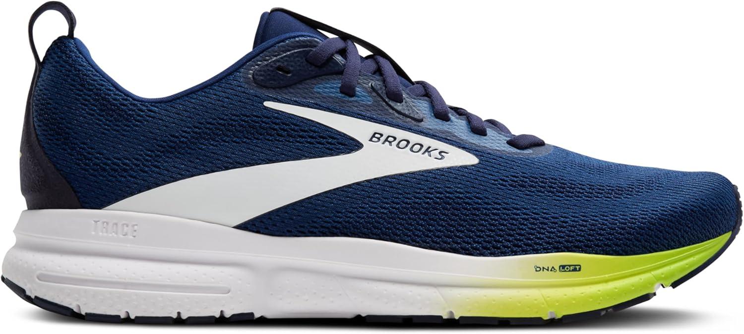 image:imageBrooks Mens Trace 4 Neutral Running ShoeNavyPeacoatAcid Lime