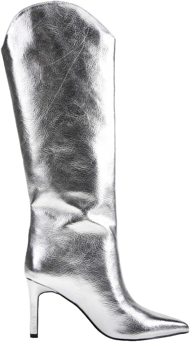 image:imageChinese Laundry Womens Fiora Knee High BootSilver