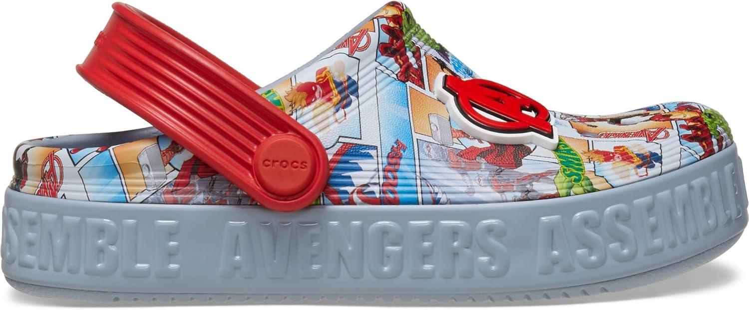image:imageCrocs UnisexAdult Avengers Off Court Clogs ToddlerBlue Grey