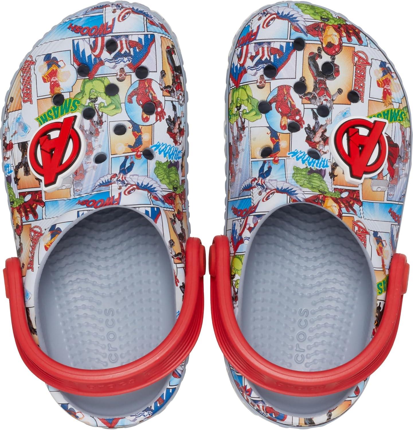 image:imageCrocs UnisexAdult Avengers Off Court Clogs ToddlerBlue Grey