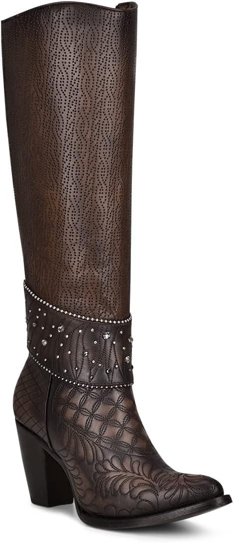 image:imageCuadra Womens Tall Boot in Bovine Leather BrownBrown