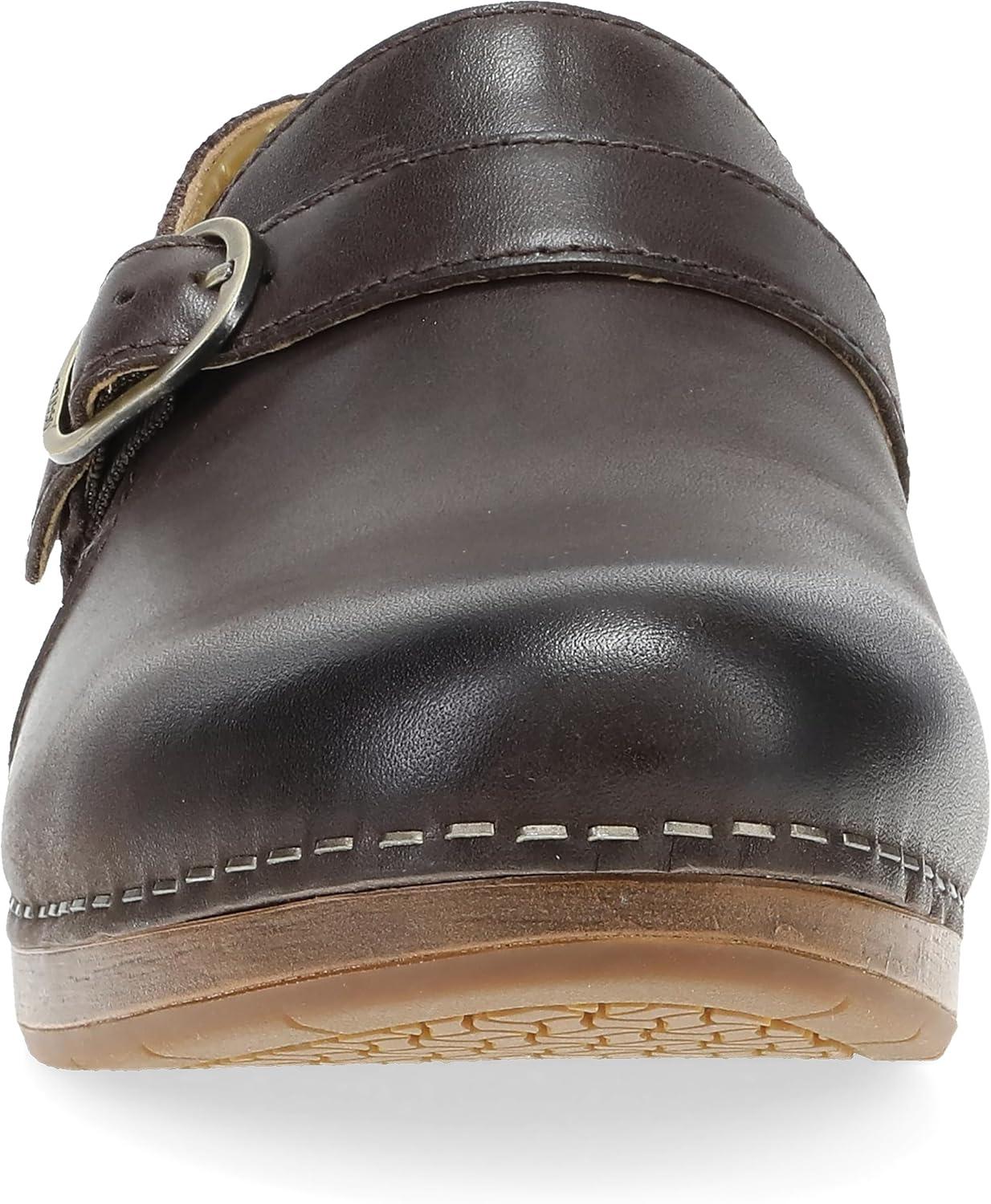 image:imageDansko Womens Loafer Clog Margaret ClosedBack SlipOn with Classic Hardware Low Profile Design ampamp AllDay ComfortChocolate