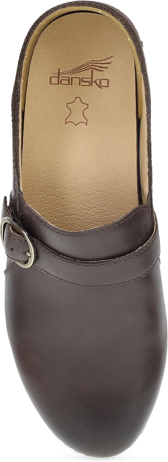 image:imageDansko Womens Loafer Clog Margaret ClosedBack SlipOn with Classic Hardware Low Profile Design ampamp AllDay ComfortChocolate